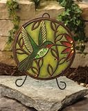 New Creative 25849 Garden Jewels Stepping Stone, Jeweled Hummingbird, 10.5-In...