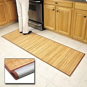 Amazon.com: BAMBOO FLOOR MAT 24 X 72": Kitchen Mats: Kitchen & Dining