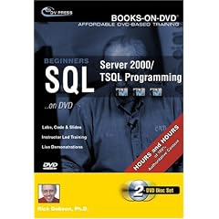 Beginner's SQL Server 2000 T-SQL Programming on DVD