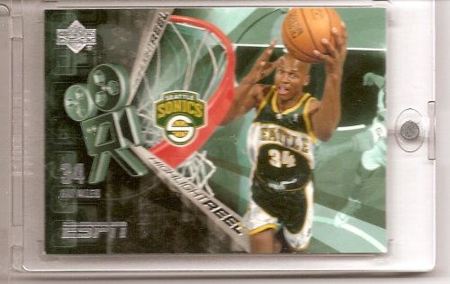 Cheap 2005 /06 Upper Deck ESPN Ray Allen"Highlight Reel" Basketball Card - Mint Condition- Shipped In Protective Screwdown Case !
