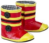 Mud Pie Infant Baby-Boys Fireman Rain Boot, Red, 12-18 Months