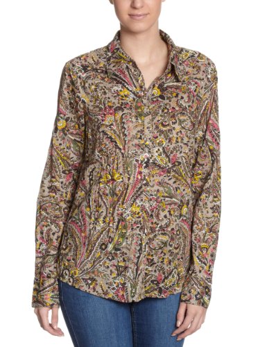 ESPRIT Damen Bluse W22340, Gr. 38 (M), Beige (natural beige 266) Preisvergleich