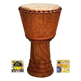 Djembe Player : GRAND DJEMBE - Djemb� prestige 62 cm +m�thodes DVD Djembe Player +CD+livret