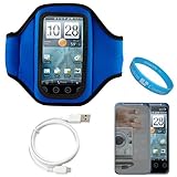 Durable Neoprene Exercise Sports Workout Armband with Adjustable Velcro Str ....