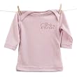 Poppet Handmade Natural Merino Baby Top, Long Sleeve
