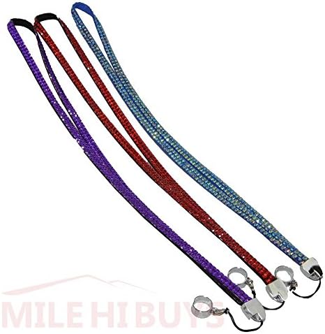 Rhinestone Lanyard for E-cigs + 6 Bottles of 10ml E-liquid