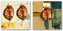 Anthropology VII-VIII Set by Miguel Paredes 12"x12" Art Print Poster Latin