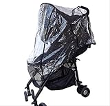 【SOURIRE】 ベビーカー レイン カバー 合羽 ポンチョ 防雨 風よけ バギー収納 袋 付き (Ｂタイプ)