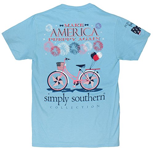 Simply Southern Preppy Sky T-shirt Make America Preppy Again, Various Sizes