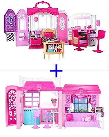 2 in 1 Barbie Glam Vacation House and Barbie Glam Getaway House