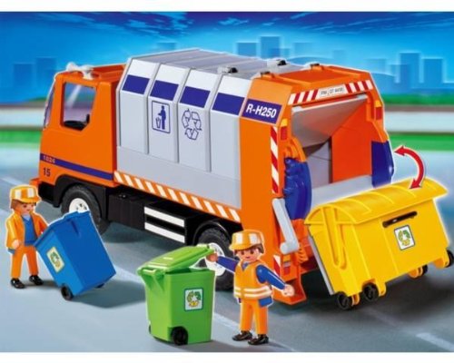 Childrens Toyshop  Toys : Playmobil Recycling Truck 4418