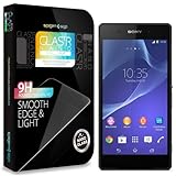 ** R ラウンド 加工 強化 ガラス ** Spigen® Sony【 Xperia Z2 】 シュタインハイル GLAS.t R ナノ スリム (0.23mm) リアル スクリーン プロテクター (背面保護フィルム同梱)　【国内正規品】