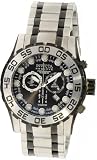 Invicta Mens 0814 Reserve Chronograph Black Dial Stainless Steel Watch