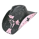 Groupie Cowboy Hat, Black, OS Groupie Cowboy Hat, Black, OS