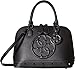 : GUESS Women's Korry Small Dome Satchel Black Satchel