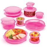 Superseal 20 Piece Food Saver Set, Pink