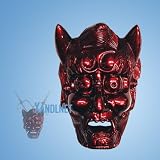 Red Demon Face Mask 2 PC Sai Holder Wall Display