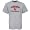 adidas Nebraska Cornhuskers Ash Youth Stacked T-shirt