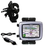 Magellan Roadmate 2200T Auto Vent Holder with Car Charger - Uses Gomadic TipExchange