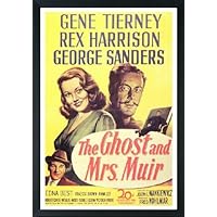 The Ghost and Mrs. Muir Poster 27x40 Gene Tierney Rex Harrison George Sanders