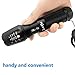 Super Bright CREE XML T6 LED Portable Zoom Tactical Flashlight Focus Adjustable 18650 Torch Outdoor Water Resistant Lamp with Battery and Charger