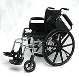 Economy High Performance Lightweight Wheelchair - 18 with padded, elevating legrest1811