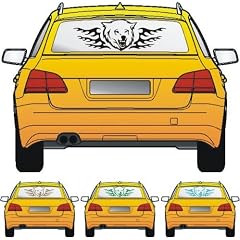 Car-Tattoo Auto Heckscheibenaufkleber Motiv A037; Farbe Silber