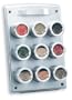 Kamenstein 9-Tin Magnetic Spice Rack with Easel Back