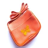 Girls Orange Butterfly Bag/Purse IN6845