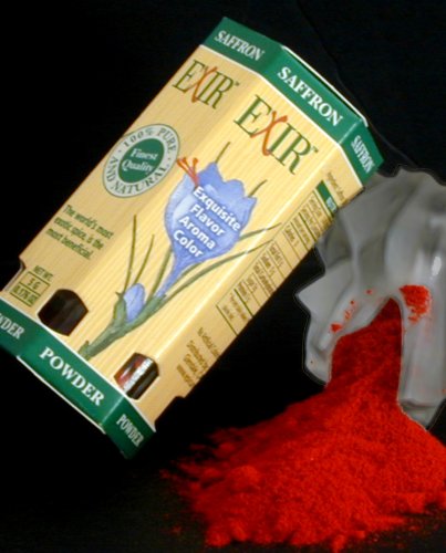 Childrens Toyshop  Gourmet Food : EXIR, Saffron Powder, Fine Quality, A Must for an Exquisite Cuisine!