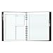 NotePro Undated Daily Planner,Black,192 Pages,11x8-1/2