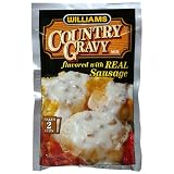 Williams Country Gravy with Sausage Mix, 2.5-Ounce Packets (Pack of 12)