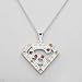 Necklace With 1.50ctw Precious Stones - Genuine Citrines and Garnets 925 Sterling silver. Total item weight 10.0g Length 16in