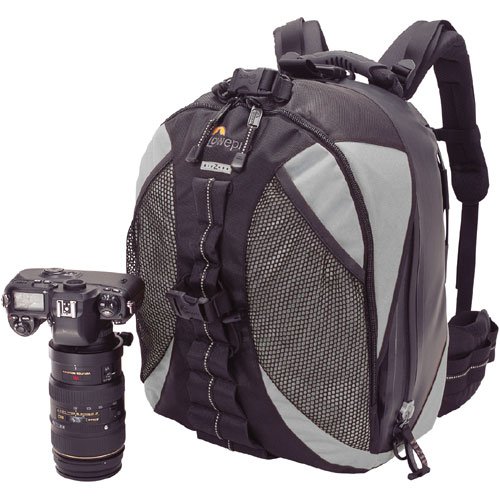 Lowepro DryZone 200 Backpack, Waterproof Camera Bag, Gray / Black.