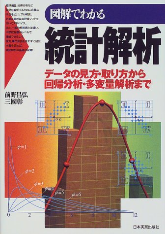 Cover image : 図解でわかる 統計解析―データの見方・取り方から回帰分析・多変量解析まで