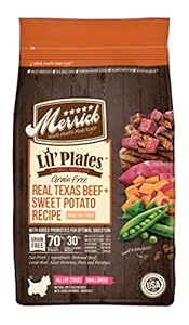 Merrick 1 Count Lil'Plates Grain Free Real Beef + Sweet Potato Recipe, 12 lb