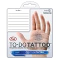 Kurioses Hand To Do Tattoo - Der Merkzettel f�r die Hand