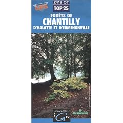 Carte de randonn�e : For�ts de Chantilly