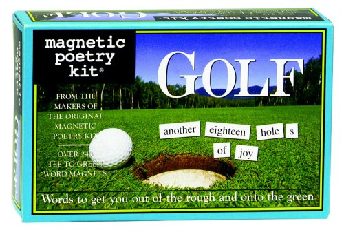 Buy Magnetic Poetry Golf Magnetic Poetry Kit by Magnetic Poetry now!