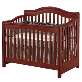 Click here to buy Sorelle Vicki 4-in-1 Pine Crib- Cherry by Sorelle.