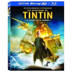 Les Aventures de Tintin : Le Secret de la Licorne - Blu-ray 3D active + Blu-ray standard [Blu-ray]
