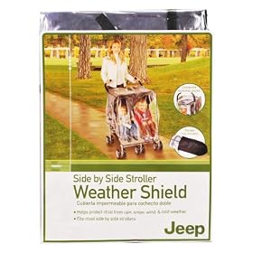 Jeep Side by Side Stroller Weather Shield