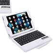 HDE&reg; White Leather Removeable Bluetooth Keyboard Case for iPad Mini