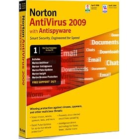 Norton Antivirus 2009 - 1 User 1 Computer (PC)