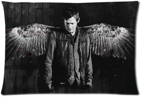 The Deading Walking Daryl Dixon Custom Zippered Pillow Case 20"x30"(two sides) by Featured Originality (Various options)