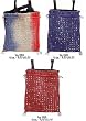 Cotton Beaded and Embroidered Bags 3 Pieces Set Drawstring Closure Top Women Handcrafted Casual Accessoriers(gmbg021)
