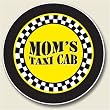 Mom's Taxi Auto Coaster, Single Coaster for Your Car