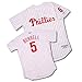 Pat Burrell Philadelphia Phillies Home Pinstripe Authentic MLB Jersey