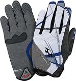 OGK KABUTO(オージーケーカブト) PRG-1 フルフィンガーグローブ WHITE BLUE XLサイズ PRG-1 ＯＧＫ