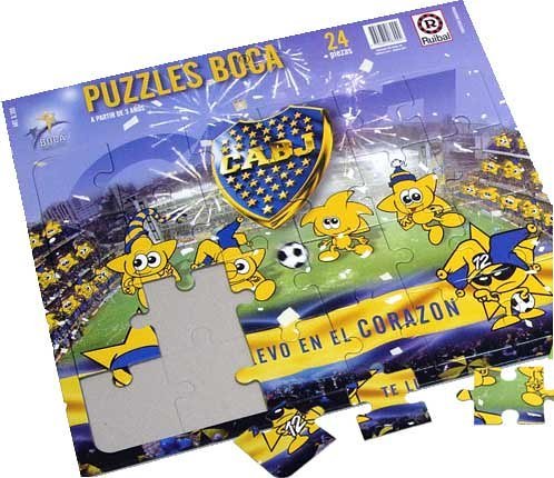 Boca Juniors Rompecabezas - Puzzle 24 Pieces Soccer Team